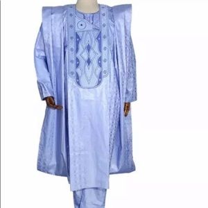 Dashiki. Adgada. African men suit. 3 pc set